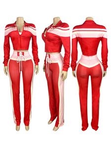 Ensemble <span class=keywords><strong>3</strong></span> pièces pour <span class=keywords><strong>femme</strong></span> imprimé en gros |   Tenues coordonnées personnalisées - Product Image 4