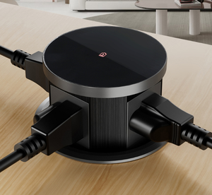 Caricatore Wireless Integrato Sotto Scrivania con Multipresa Pop-up e Porte USB-A e Type-C per <span class=keywords><strong>Isola</strong></span> Cucina, Ufficio, Casa, Tavolo - Product Image 5
