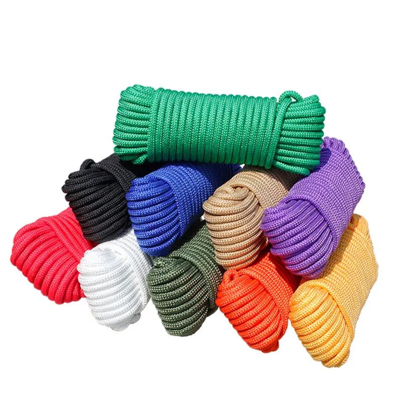 6mm 16 strand nylon double braided rope