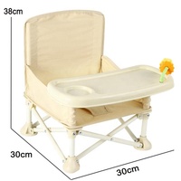 Chaise haute portable et pliable pour bébé, siège de repas de voyage, chaise de camping en plastique pour l'alimentation, sécurisée, 0-12 mois