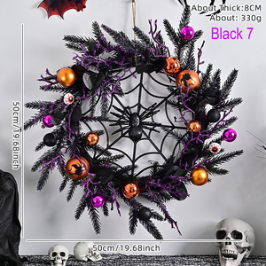 Nuevas Decoraciones de Halloween, Exquisitas Bolas de Plástico con Calaveras Horripilantes, Adornos Colgantes para Fiestas de Halloween, Estilo Americano - Product Image 1