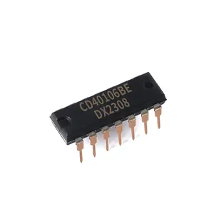CD40106BE Six-way Schmitt Trigger Inverter IC Chip Converter In-line DIP-14 Power Management IC PWN Control IC