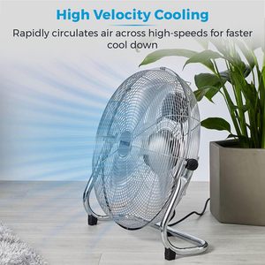 Chất lượng cao Quạt điện bán buôn 16 inch hign vận tốc quạt sàn cho ngành công nghiệp với 3 lưỡi - Product Image 6
