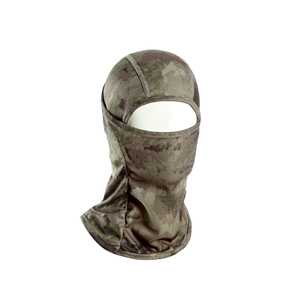 Kamuflaj kaliteli açık hava etkinlikleri için nefes alan örgülü kumaş taktik tam yüz kapatma başlık Balaclava - Product Image 1