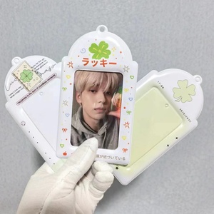 Custom all'ingrosso il tuo Design carino stile corea copertina <span class=keywords><strong>per</strong></span> carte in PVC custodia Kpop supporto <span class=keywords><strong>per</strong></span> fotocopie stelle foto raccogli i titolari della carta - Product Image 4