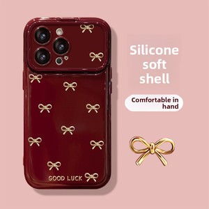 <span class=keywords><strong>Coque</strong></span> de téléphone en silicone avec nœud papillon et cœur, style Nouvel An 2026, pour iPhone 17, 15 Pro Max, 16, pour filles - Product Image 5