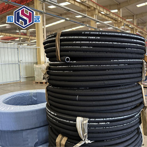Tubo Idraulico Industriale SAE 100 R15 con Spirale in Filo Metallico e <span class=keywords><strong>Gomma</strong></span> NBR, <span class=keywords><strong>3</strong></span>/<span class=keywords><strong>4</strong></span>", Alta Pressione Speciale, Pressione Massima di Lavoro 6090psi, Taglio su Misura - Product Image 5