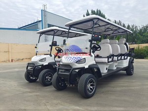 Carrito de Golf Eléctrico con Luces LED Táctiles - Diseño de Alta Tecnología, Batería de Litio, 3-4 Asientos, Elegante para Resorts de Lujo - Product Image 1