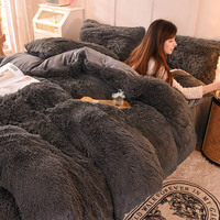 Ensemble de housse de couette King Queen, housses de couette de luxe, literie personnalisée, linge de lit pour la maison, ensembles de lit 4 pièces