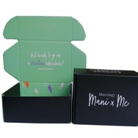 Emballage en carton épais personnalisé biodégradable pour cadeaux sucrés avec logo imprimé en violet sur la boîte à rabat du produit