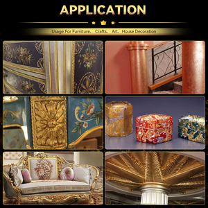 16x16cm厘米意大利仿金箔板镀金家具天花板家居装饰 - Product Image 2