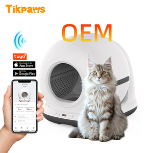 Bac à litière autonettoyant OEM 72L pour chat de grande taille, Maine Coon, application Tuya, bac à litière automatique intelligent, robot toilette pour chat autonettoyant - Product Image 1