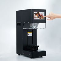 Machine de cachetage de canette d'écran tactile automatique commerciale pour le scellant de canettes de bière de soda en aluminium