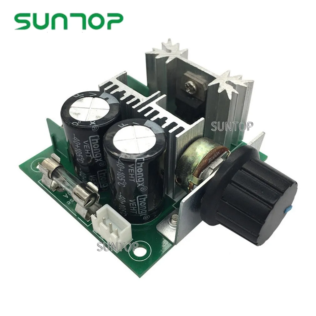 12V~40V 10A PWM DC Motor Speed Control Switch Controller Voltage Regulator Dimmer for Arduino