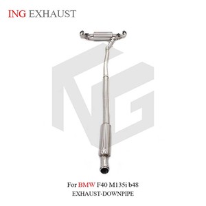 Scarico Catback ING in Acciaio Inox per BMW F40 M135i B48 Sistema di Tubi con Silenziatore e Valvola Ricambi Auto ad Alte Prestazioni di Alta Qualità - Product Image 6