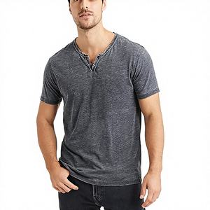 Camiseta de Hombre Casual de Alta Calidad, Personalizada, de Poliéster/Algodón, Corte Regular, Tejido Transpirable, Antiarrugas y de Secado Rápido - Product Image 1