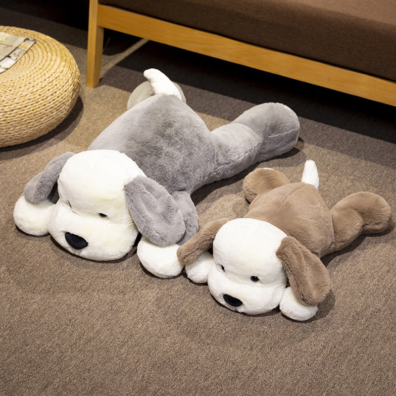 Grand Chien Peluche Géant 150 Cm - Coussin Oreiller Doux Et Confortable, Câlinant Pour Enfants Et Adultes, Cadeau Idéal