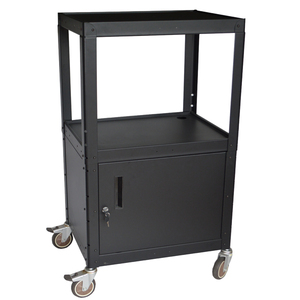 รถเข็น AV โครงสร้างโลหะ KD พร้อมตู้สำหรับการประชุมห้องเรียนในโรงเรียน - Product Image 1