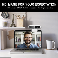 Kamera webcam 60fps 1080p Full HD, kamera Web pembelajaran dengan mikrofon terpasang, webcam panggilan Video konferensi