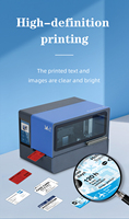 Imprimante de cartes PVC couleur unique à transfert thermique MASUNG MS-ZK650-M2, machine d'impression de cartes d'identité haute vitesse avec écran tactile