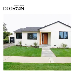 Doorwin Residentical洛杉矶加州项目防飓风平开窗铝倾斜转向窗