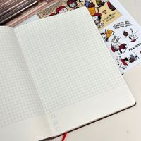 Cuaderno A5 de Snoopy con Cubierta de Cuero PU Repujado, Páginas Interiores Gruesas, Diario, Bloc de Notas, Cuaderno para Estudiantes