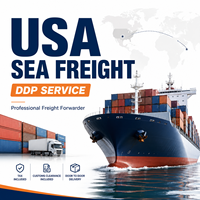 Fret maritime LCL vers les États-Unis, livraison DDP porte-à-porte pour petites charges et marchandises générales