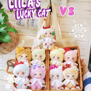 100% Original Baby Three <span class=keywords><strong>Lila</strong></span>'s Lucky Cat Series Surprise Adorable Collectible PVC Toys 6.3IN Hangable Doll 1/6 Scale Ages 14+ - Product Image 3