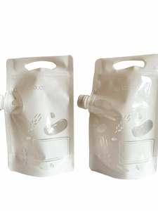 Emballage personnalisé pour liquides alimentaires, café, eau, boissons, bière, thé au lait, avec bec verseur refermable, <span class=keywords><strong>autoportant</strong></span>, avec bouchon à bec d'aspiration - Product Image 1