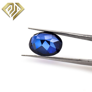 <span class=keywords><strong>Piedras</strong></span> de color azul oscuro sueltas de zafiro azul cultivadas en laboratorio de alta calidad al por mayor - Product Image 2