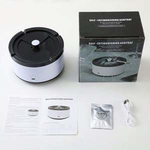 Cendrier multifonctionnel pour maison intelligente, fonction de filtration de la fumée secondaire des cigarettes, élimination des odeurs, accessoires pour fumeurs - Product Image 5