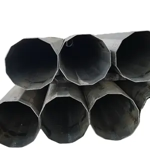 Customized High Quality Large Diameter Round Tube LSAW Steel Pipe For Piling