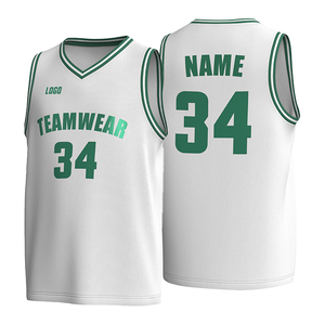 Maillot de basket-ball personnalisé, design uniforme, motif de sublimation, maillot d'équipe classique de couleur - Product Image 2