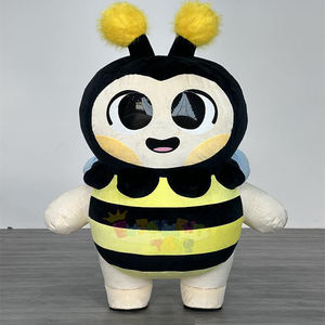 Costume de mascotte <span class=keywords><strong>gonflable</strong></span> personnalisé de mascotte d'<span class=keywords><strong>abeille</strong></span> Halloween publicité décoration de Noël <span class=keywords><strong>gonflable</strong></span> Costume de Cosplay pour adultes - Product Image 1