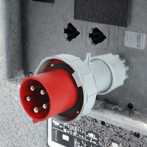 ปลั๊กอุตสาหกรรม ZNG ขั้วต่อปลั๊กไฟ 16A 32A 63A มาตรฐาน EN/IEC60309 ปลั๊กตัวเมีย 220V/415V 3 ขา 4 ขา 5 ขา มาตรฐาน IP67 วัสดุไนลอน - Product Image 2