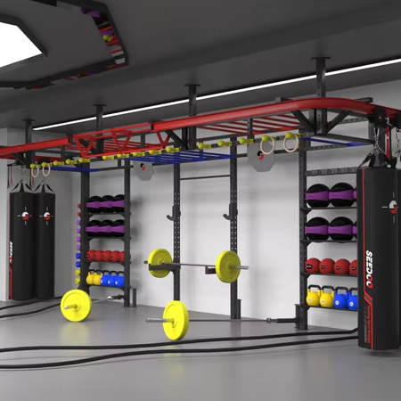 Crossfit Store Rack Individual Crossfit Rack-Storage Support