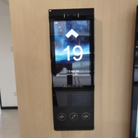 Boîtier de commande d'ascenseur en métal contemporain ELEVORO SFPG-T21.5 avec écran tactile intelligent, communication COP 485/CAN, DC12-24V pour hôtels