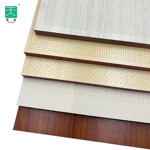 Building Project/GoodSound Sound Diffusion Perforated Solid Wood Art Real Wood Veneer Acoustic Ceiling Wall Panels