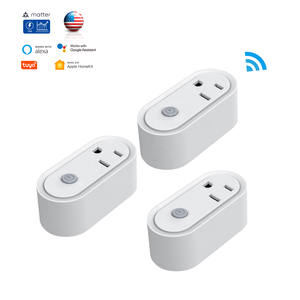 Smart Plug WiFi Zigbee Dual-Modus, Energieüberwachung Stromzähler-Steckdose, Tuya <span class=keywords><strong>Alexa</strong></span> Google Home Sprachsteuerung, US-Standard - Product Image 1