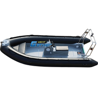 16FT fibre de verre coque nervure bateau gonflable nervure 480 bateau rib480A nouveau modèle 2.1m de largeur avec certificat CE