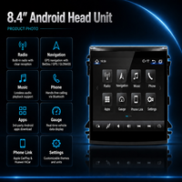 Accessoires de voiture, écran 8,4 pouces, lecteur multimédia sans fil CarPlay 4+64 Go, Android pour Porsche Cayenne 2010-2015, écran de mise à niveau