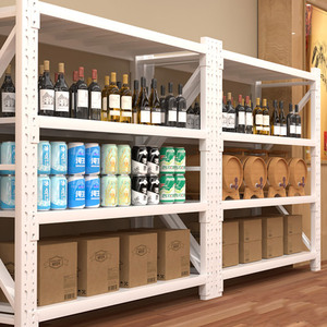 מותאם אישית גודל מתכוונן מתכת Boltless לבן פלדה לערום מדפי מזרן מסחרי תעשייתי מחסן אחסון מדף - Product Image 3