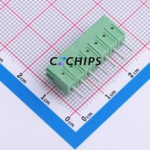 1984662 <b>Screw</b> Terminal <b>Block</b> Through hole Component (THT),P=3.5mm Connector 1x7P 3.5mm Green Through Hole - Product Image 2