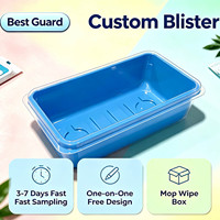 Vassoio in Plastica Personalizzato Best Guard, Scatola Colorata per Strofinacci e Salviette Umide, Supporta Forma e Logo Personalizzati