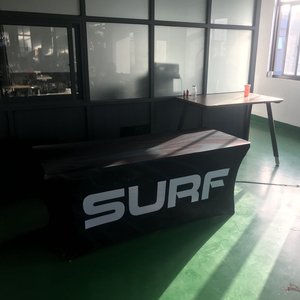 Logo Tùy Chỉnh 6 'Khăn Trải Bàn Được Trang Bị Spandex Kéo Dài Khăn Trải Bàn - Product Image 3