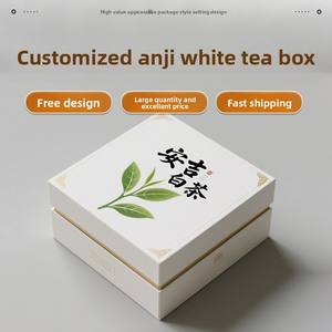 Anji white tea <b>gift</b> <b>box</b> high-end tea packaging <b>box</b> customization specialty green tea black tea <b>gift</b> <b>box</b> <b>gift</b> customization - Product Image 1