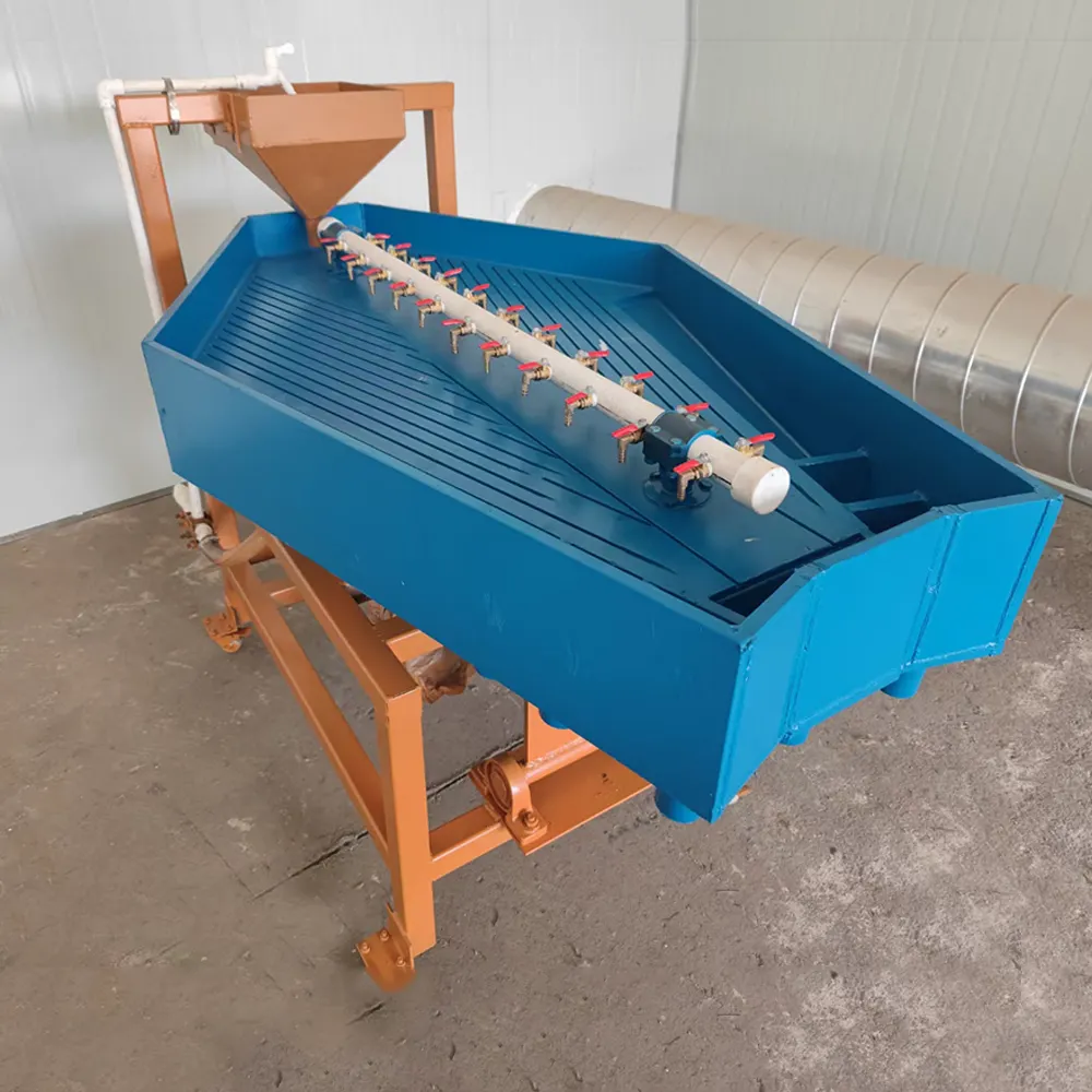 Machine de séparation de gravité de minerai d'or, table de secoueur de Gemini de Tbale gravimétrique