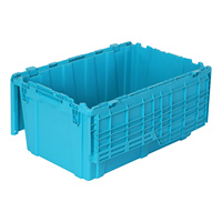 Caisses de stockage en plastique empilables recyclables industrielles pour la logistique transfrontalière et la distribution en entrepôt