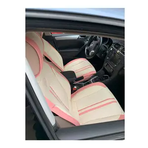 Розовые романтические свежие Чехлы для автомобильных сидений в простом стиле универсальные кожаные декоративные подушки аксессуары для интерьера