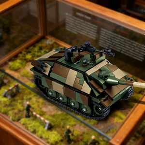 WW2 Jagdpanzer 38(t) Hetzer char léger allemand destructeur jeux éducatifs réservoir de brique bricolage 3d Puzzle ensemble de blocs de construction - Product Image 4